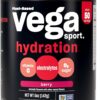 Vega Sport Hydration Electrolyte Powder, Berry - Post Workout Recovery Drink for Women and Men, Vitamin C, Vegan, Keto, Sugar Free, Dairy Free, Gluten Free, Non GMO, 5 oz