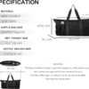 Yoga Mat Bag with Shoes compartment & Wet Compartment & shoulder bag &crossbody yoga bag large yoga bag with Yoga Mat Holder Yoga Bag with Adjustable Mat Strap for Women Men