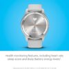 Garmin vívomove Trend, Stylish Hybrid Smartwatch, Long-Lasting Battery Life, Dynamic Watch Hands and Touchscreen Display, Mist Gray