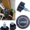 2 Pack Exercise Bike Pull Pin Spring Knob Replacement Universal M16 Pop Screw Height Adjust Locking Grip for Statioanry Cycling Bicyle Fitness Equipment Machines Weight Bench Bikes