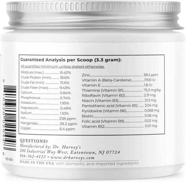 Dr. Harvey's Herbal Multi-Vitamin and Mineral Supplement for Dogs (7 Ounces)