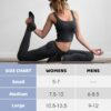 AURUZA Grip Socks for Women Men Pilates Grip Socks Non Slip Yoga Sock with Grips for Barre Barefoot Hospital Grippy Sock
