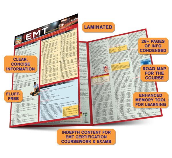 EMT - Emergency Medical Technician QuickStudy Laminated Reference Guide (QuickStudy Academic)