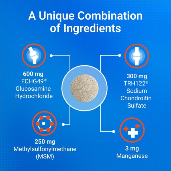 Nutramax Laboratories Cosequin Maximum Strength Joint Health Supplement for Dogs - With Glucosamine, Chondroitin, and MSM, 60 Chewable Tablets