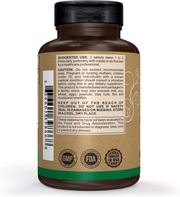 Pomona Wellness Super Greens Supplement, Full Of Superfood Vitamins & Minerals, Fruits & Vegetable, Greens Powder for Bloating and Digestion, Gut Health, USDA Organic, Non-GMO, 120 Tablets