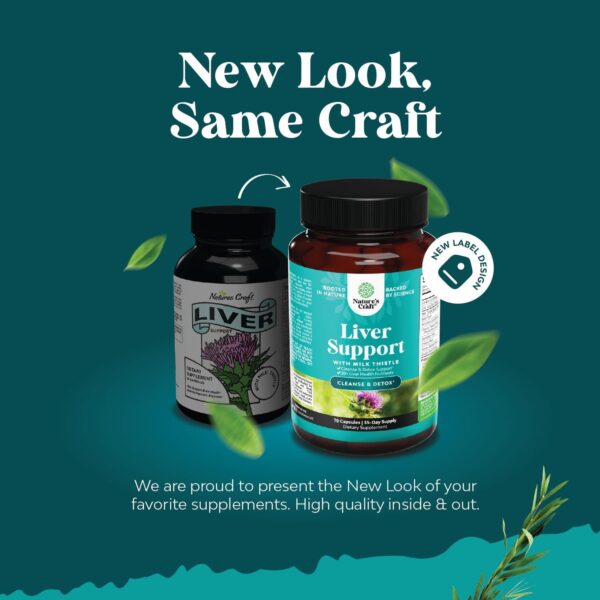 714z8x52PfL._AC_SL1500_.jpg Liver Cleanse Detox & Repair 70 Capsules - Herbal Liver Support Milk Thistle Supplement - Silymarin Milk Thistle Supplements with Dandelion Root, Choline, Beetroot & Artichoke Extract