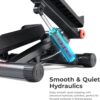 Sunny Health & Fitness Mini Steppers for Exercise at Home, Stair Step Workout Machine with Optional Resistance Bands, Full Body Cardio Equipment, Optional Free SunnyFit App Connection Smart Stepper