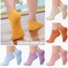 CTHH 6 Pairs Pilates Socks with Grips for Women, Yoga Socks Non-slip for Pure Barre Hospital Barefoot Workout