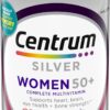 Centrum Silver Women's Multivitamin for Women 50 Plus, Multivitamin/Multimineral Supplement with Vitamin D3, B Vitamins, Non-GMO Ingredients, Supports Memory and Cognition in Older Adults - 200 Ct