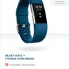Fitbit Charge 2 Heart Rate + Fitness Wristband, Blue, Large (US Version), 1 Count