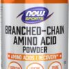NOW Foods Sports Nutrition, Branched Chain Amino Acid Powder with Leucine, Isoleucine, and Valine, 12-Ounce