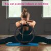 Syhood Pilates Ring 11.81 Inch Pilates Circle Yoga Ring Magic Lightweight Flexible Workout Equipment for Fitness Physical Therapy Resistance Exercise Arms Legs