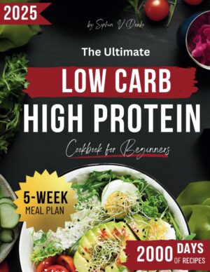 The Ultimate Low-Carb High-Protein Cookbook for Beginners: 2000 Days of Healthy, Quick, Delicious Recipes with 5-Week Meal Plan
