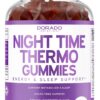 DORADO NUTRITION Night Time Fat Burner Gummies (60 Count) Weight Loss & Metabolism Gummies - Sugar Free - Delicious Raspberry Flavor - Melatonin Sleep Gummy - Vegan - 3rd Party Tested - USA Made