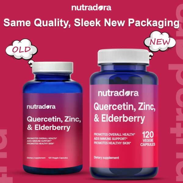 Quercetin 1000mg Veggie Capsules, Non-GMO, Elderberry Zinc Quercetin Supplements Supports Immune, Cardiovascular & Respiratory Health,120 Capsules (Pack of 1)