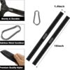 POWER GUIDANCE Battle Rope, 1.5/2 Inch Diameter Poly Dacron 30, 40, 50Ft Length Exercise Equipment for Home Gym & Outdoor Workout, Battle Rope Anchor Included…