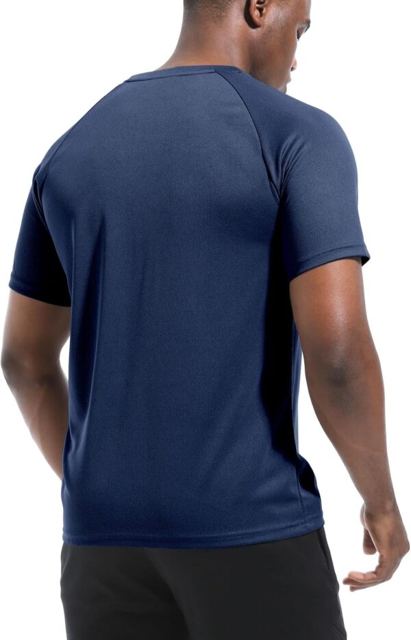 Boyzn 1 or 3 Pack Men's Workout Running Shirts, Dry Fit Moisture Wicking T-Shirts, Sports Gym Athletic Short Sleeve Shirts