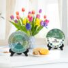 2 Pcs Things I Can Control Therapy Office Desk Decor Feelings Wheel Chart Calming Emotions Wheel Poster Mental Health Feelings Psychology Decor for Home Office Counselor Women Men(Greenery)