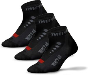 Thirty48 Low Cut Cycling Socks for Men and Women | Unisex Breathable Sport Socks