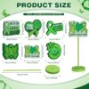 Amyhill 6 Pcs Mental Health Awareness Month Wooden Centerpieces Motivational Mental Health Awareness Standing Block Sign Set Green Ribbon Table Signs Decorations for Office Charity Party Supplies