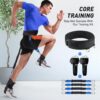 Resistance Bands for Workout, Vertical Jump Trainer Exercise Bands Set with Handles for Men & Women, Squat Bands for Legs & Butt with Door Anchor & Ankle Straps, 100lbs Strength Training Equipment