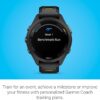 Garmin Forerunner 265S Running Smartwatch, Colorful AMOLED Display, Training Metrics and Recovery Insights, Black and Amp Yellow, 42 mm