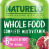 NATURELO Whole Food Multivitamin for Women - with Vitamins, Minerals, & Organic Extracts - Supplement for Energy and Heart Health - Non GMO - 240 Vegan Capsules