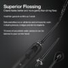 AquaSonic Home Dental Center PRO – Brushing & Flossing Made Easy – Brush & Floss – Power Toothbrush & Water Flosser – Whiter Teeth & Healthier Gums – Black Series Pro+Oral Irrigator