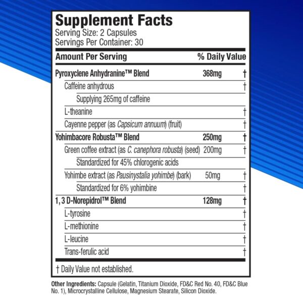 Hydroxycut Hardcore - 60 Rapid-Release Capsules - Thermogenic Calorie Burn, Extreme Energy + Focus, Maximum Intensity - for Women & Men