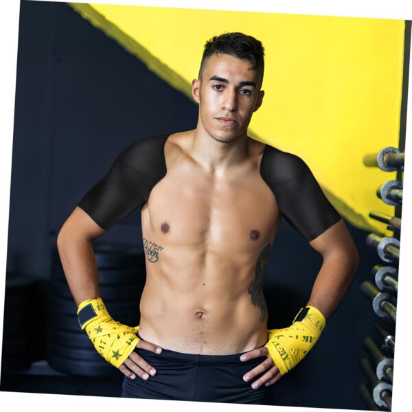 iplusmile Double Shoulder Brace for Men Women - Sports Shoulder Protective Gear for Pains Relief - Shoulder Strap Brace for Sleeping Outdoor Lifting, XL