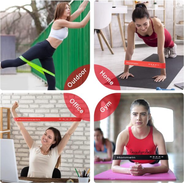 Resistance Bands for Working Out, Exercise Bands with 5 Resistance Levels Fit for Home Fitness, Strength Training, Natural Latex Resistance Band Include Instruction Guide and Carry Bag.…
