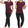 NELEUS Women's 3 Pack Compression Workout Athletic Shirt