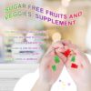Sugar-Free Fruits and Veggies Gummies Supplement, Multi-Vitamins & Minerals in Gummies, Natural Fruits and Vegetables Supplement, Immunity & Antioxidant & Energy Supplements for Women & Men