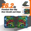 AERLANG Push Up Board, Portable Multi-Function Foldable 10 in 1 Push Up Bar, Push up Handles for Floor,Professional Push Up Strength Training Equipment