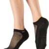 SHASHI Mesh Socks for Women – Mesh Top Non Slip Socks- Yoga Socks w/Storage Pouch — Pilates Socks For Women — Barre Socks