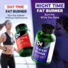 Sleep Burn Night Time Fat Burner,Night Shred Fat Burner and Natural Sleep Support for Men and Women,Metabolism Booster with Vitamin B6,L-Theanine Melatonin Astragalus Ceylon Cinnamon Berberine 60ct