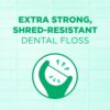 GUM Professional Clean Floss Picks - Extra Strong Shred-Resistant Floss, Easy Grip Handle - Dental Flossers for Adults - Fresh Mint Flavor, 150ct