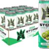 REIGN Storm, Kiwi Blend, Fitness & Wellness Energy Drink, 12 Fl Oz (Pack of 12)