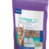 Virbac C.E.T. IntelliDent Cat Bites Dental Care Cat Treats for Healthy Teeth and Gums Fresh Breath Chicken Flavor 90 per Bag