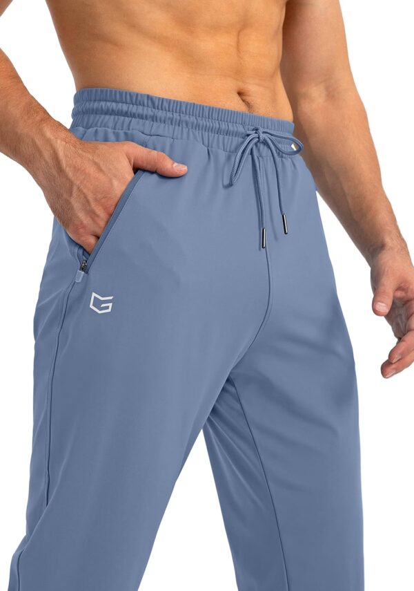 G Gradual Men's Sweatpants with Zipper Pockets Tapered Joggers for Men Athletic Pants for Workout, Jogging, Running