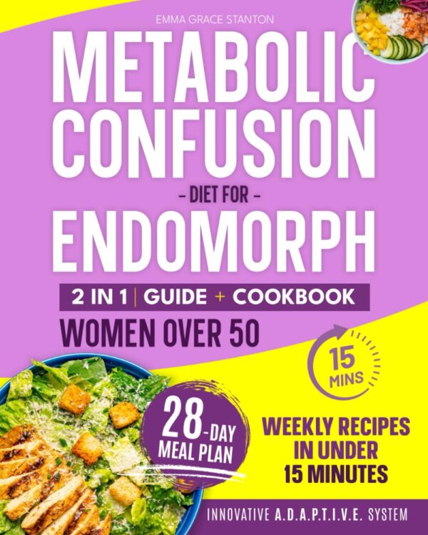 Metabolic Confusion Diet Cookbook for Endomorph Women Over 50: A Recipe Collection Built on the Innovative A.D.A.P.T.I.V.E. System to Burn Fat, Balance Hormones & Feel Energized in Less Than 28 Days