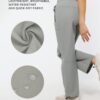 Women's Hiking Cargo Pants Quick Dry Lightweight Joggers with Multiple Zipper Pockets Adjustable Cuffs for Travel