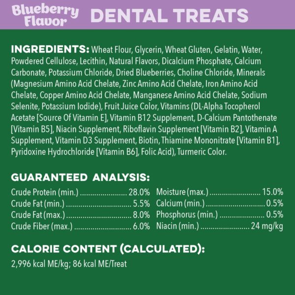 Greenies Regular Natural Dental Care Dog Treats, 36 oz. Variety Pack, 3 Packs of 12 oz. Treats