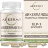 Akkermansia Probiotic for Healthy Weight | Naturally Increases GLP-1 | 60 Day Supply | Contains Bacillus Coagulans, Vitamins B2, D3 & Chromium | SIBO Friendly, Vegan & Gluten Free