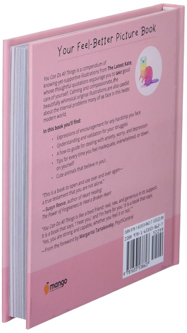 You Can Do All Things: Drawings, Affirmations and Mindfulness to Help With Anxiety and Depression (Book Gift for Women) (TheLatestKate)