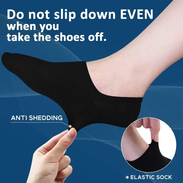 Ordenado Women's No Show Socks 6-9 Pairs Casual Thin Non Slip Flat Boat Line No Show Socks