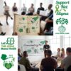 Mental Health Awareness Items Temporary Tattoos - 24 Sheet Green Support Encouragement Self-Motivation Tattoo Stickers, Ideal for Therapists Parents Educators to Spread Positive Vibes