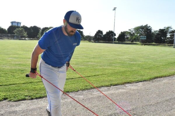 Arm Pro Bands Baseball Softball Resistance Training Bands - Arm Strength, Pitching and Conditioning Equipment, Available in 3 Levels (Youth, Advanced, Elite), Anchor Strap, Door Mount