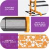 Weight Rack for Dumbbells, Dumbbell Rack Weight Stand, VOPEAK Home Gym Storage Rack for Yoga Mat Kettlebells and Strength Training Equipment, Weight Storage Holder Rack for Dumbbells with Wheels