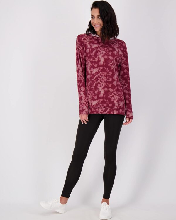 Real Essentials 3 Pack: Women's Dry Fit Long-Sleeve Hoodie Pullover Sweatshirt Pocket - Active Lounge (Available In Plus)